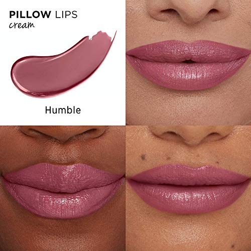 IT Cosmetics Pillow Lips Lipstick, Humble - Nude Cinnamon with a Cream Finish - High-Pigment Color & Lip-Plumping Effect - With Collagen, Beeswax & Shea Butter - 0.13 oz