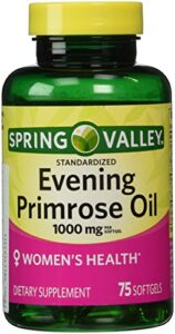 spring valley – evening primrose oil 1000 mg, 75 softgels