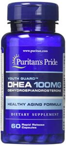 puritans pride dhea* 100 mg,healthy aging formula, 60 count