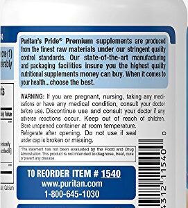 Puritan's Pride Probiotic Acidophilus with Pectin, 100 Count, White (P-2)