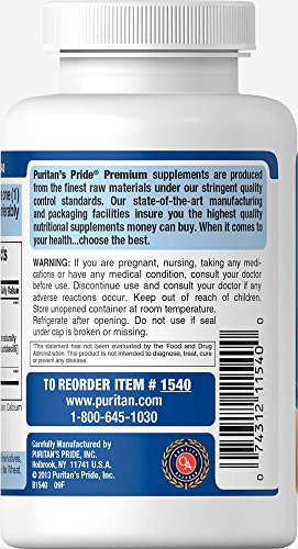 Puritan's Pride Probiotic Acidophilus with Pectin, 100 Count, White (P-2)