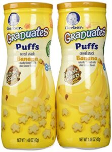 gerber graduates puffs cereal snack banana