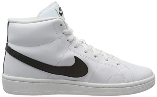 Nike Men's Court Royale 2 MID Running Shoe, White Black White Onyx, 11 Narrow