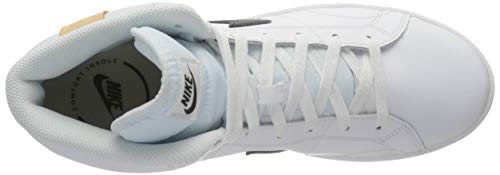 Nike Men's Court Royale 2 MID Running Shoe, White Black White Onyx, 11 Narrow