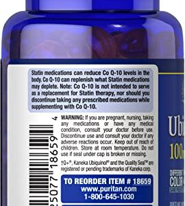 Ubiquinol 100mg, Supports Heart Health,120 Softgels by Puritan's Pride