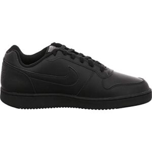 Nike Men's Ebernon Low Basketball Shoe, Black/Black, 10 Regular US