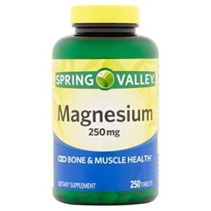 spring valley magnesium bone & muscle health 250 mg 250 tb