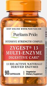 puritan’s pride zygest 13 multi-enzyme-90 capsules