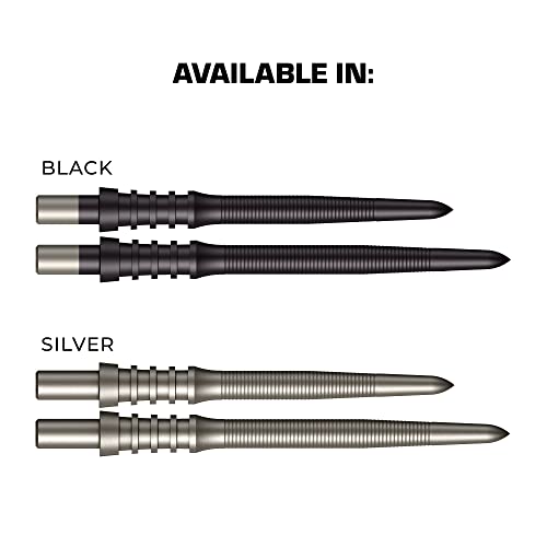 Mission Darts Sniper Points Micro Grip | Steel Tip Replacement Points | 28mm Silver