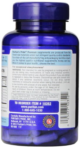 Puritan's Pride Super Snooze with Melatonin Rapid Release Capsules,100 Count