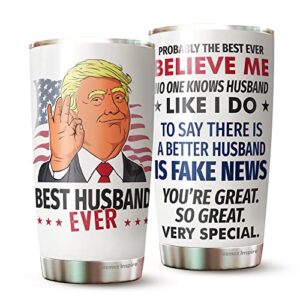 best husband ever great husband anniversary for him husband birthday gift gift for husband father day gifts from wife men gifts best gifts for him tumbler