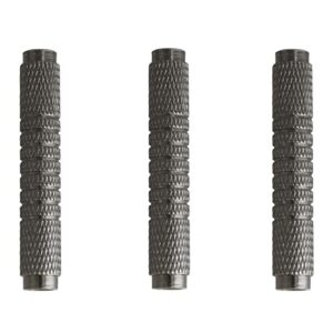 zrm&e 3pcs 12 grams copper dart replacement barrels for soft tip dart and steel tip darts, black