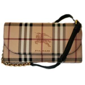 BURBERRY Haymarket Henley Wallet on Chain