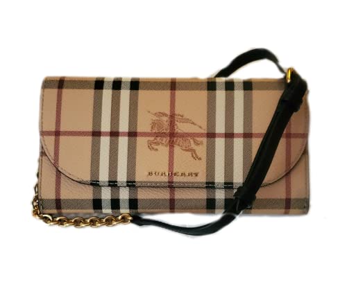 BURBERRY Haymarket Henley Wallet on Chain