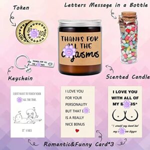 Novelty Birthday Gifts for Boyfriend, Funny Naughty Gifts for Wedding Couple Fiance Romantic First Year Anniversary Valentines, Cute Party Gag Gifts, Joke Humor Cloth for Husband Men BF Girlfriend