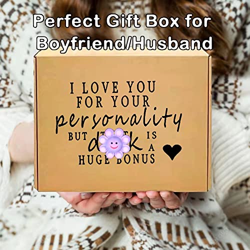 Novelty Birthday Gifts for Boyfriend, Funny Naughty Gifts for Wedding Couple Fiance Romantic First Year Anniversary Valentines, Cute Party Gag Gifts, Joke Humor Cloth for Husband Men BF Girlfriend