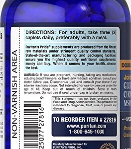 Glucosamine, Chondroitin & MSM-3 Per Day Formula by Puritan’s Pride