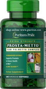 puritans pride prosta-metto saw palmetto complex for men-240 softgels