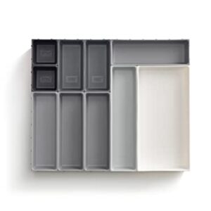 Joseph Joseph Blox Drawer Organizer, 10 Piece, Grey