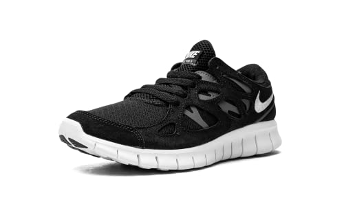 Nike Women's Free Run 2, Black/White/Dark Grey, 9