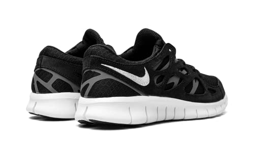 Nike Women's Free Run 2, Black/White/Dark Grey, 9