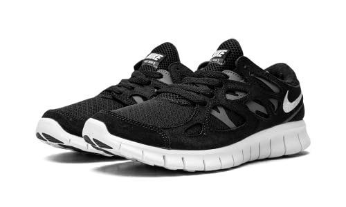 Nike Women's Free Run 2, Black/White/Dark Grey, 9