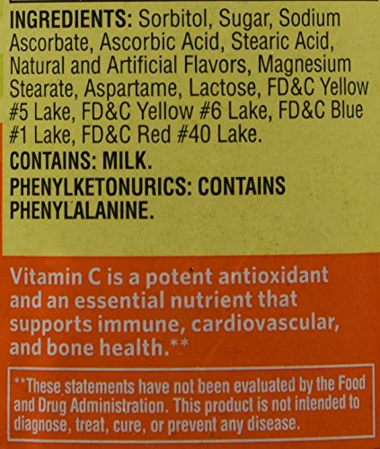 Spring Valley - Vitamin C Multiple Fruit Flavors 500 mg, 200 Chewable Tablets