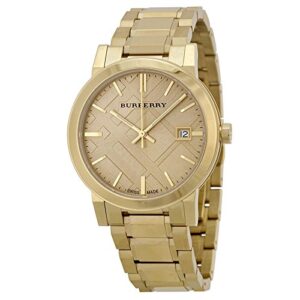 burberry bu9033 the city gold wristwatch for men and women [parallel import]