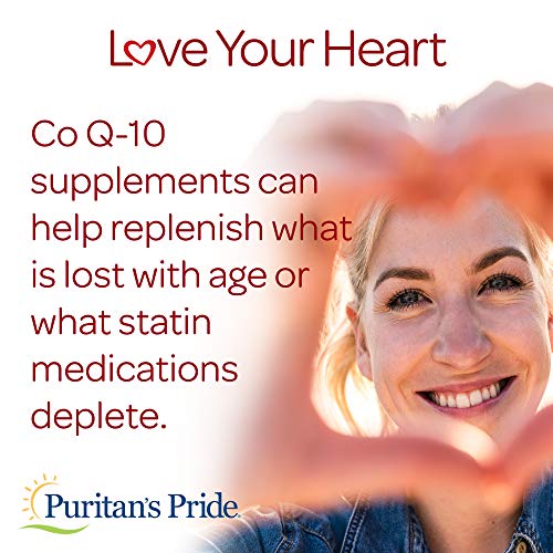 Puritans Pride Q-Sorb CoQ10 600mg, Supports Heart Health,60 Rapid Release Softgels