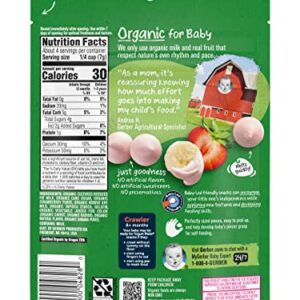 Gerber Organic for Baby Yogurt Melts, Banana Strawberry, Non-GMO & USDA Organic, Made with Real Fruit, Baby Snack for Crawlers, 1.0-Ounce Pouch (Pack of 3)