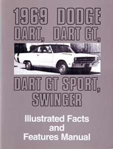 1969 dodge dart facts features sales brochure literature book features options