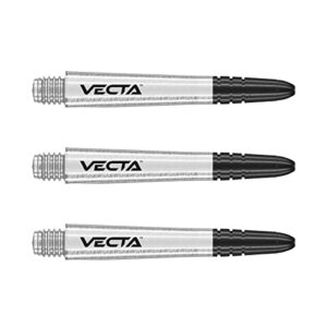 winmau vecta white intermediate dart stems (shafts) – 1 set per pack (3 shafts in total)