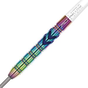 RED DRAGON Gerwyn Iceman Price Ionic 23 Gram Premium Tungsten Darts Set with Flights and Stems