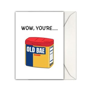 Funny Birthday Card for Men or Women - for Boyfriend, Girlfriend, bf, gf, Husband, Wife, Sister, Brother, etc | for him or her - Gag joke gift | 21st 25th 30th 40th 50th 60th 65th 70th