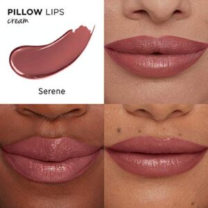 IT Cosmetics Pillow Lips Lipstick, Serene - Terracotta Brown with a Cream Finish - High-Pigment Color & Lip-Plumping Effect - With Collagen, Beeswax & Shea Butter - 0.13 oz