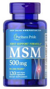 puritan’s pride msm 500 mg-120 capsules