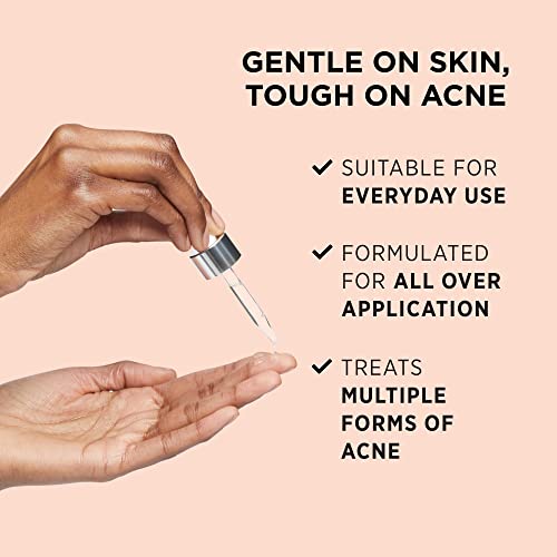 IT Cosmetics Bye Bye Breakout 2% Salicylic Acid Acne Treatment Serum, Helps Reduce Pimples in 3 Days & Fades Look of Post-Acne Marks in 8 Weeks, Facial Skin Care Product with 3% Lactic Acid - 1 fl oz