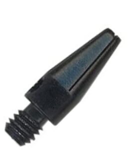black mini (micro) dart shafts – 3 sets (9 shafts), 2ba short length + o’rings – 3/4 in