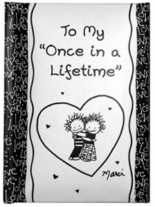 blue mountain arts little keepsake book”to my once in a lifetime” 4 x 3 in. pocket-sized anniversary, valentine’s day, birthday, or”i love you” gift book, by marci & the children of the inner light