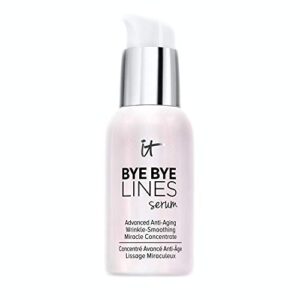 it cosmetics bye bye lines serum – advanced anti-aging concentrate – restores moisture & vitality, erases the look of fine lines & wrinkles – with hyaluronic acid & hydrolyzed collagen – 1.0 fl oz