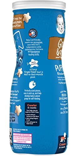 Gerber Graduates Puffs - Blueberry - 1.48 oz - 3 pk