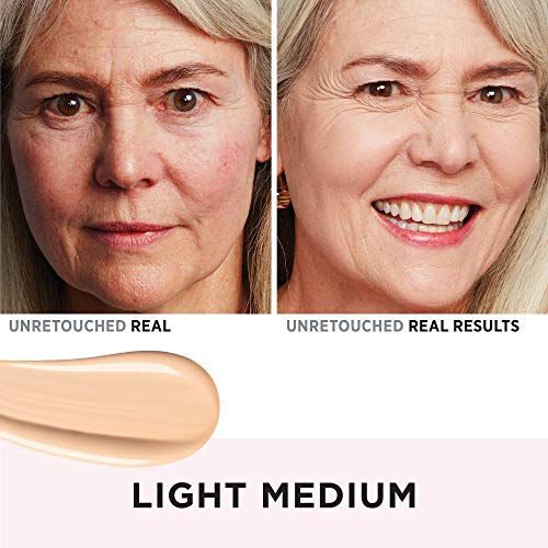 IT Cosmetics Your Skin But Better CC+ Cream, Light Medium (C) - Color Correcting Cream, Full-Coverage Foundation, Hydrating Serum & SPF 50+ Sunscreen - Natural Finish - 1.08 fl oz