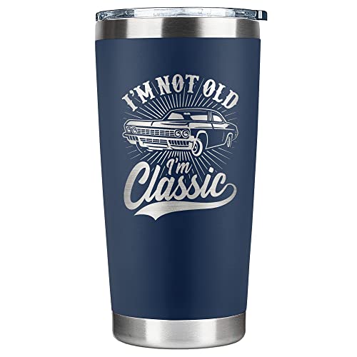 Gifts for Men - Cool Men Gifts - Funny Gifts for Men, Him, Husband, Grandpa, Dad, Father - 40th, 50th, 70th, 80th Birthday Gifts for Men - Gag Men Birthday Gift Ideas - 20 Oz Unique Tumbler