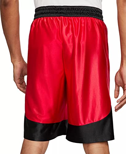 Nike Men's Dri-FIT 11" Durasheen Basketball Shorts (as1, Alpha, l, Regular, Regular, University Red/White, LG, Loose)