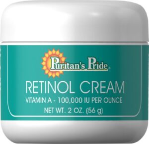puritan’s pride 2 pack of retinol cream (vitamin a 100,000 iu per ounce) puritan’s pride retinol cream (vitamin a 100,000 iu per ounce)-2 cream