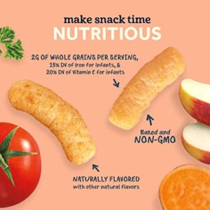 Gerber Lil Crunchies Variety Pack, 2 Garden Tomato, 2 Apple Sweet Potato, 2 Mild Cheddar, 1.48 OZ each (6 CT)