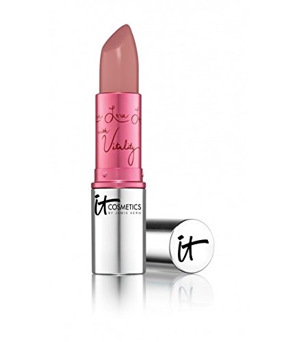 it COSMETICS Vitality Lip Flush 4-in-1 Reviver Lipstick Stain, Love Story - Long-Wear Color + Hydration - With Shea Butter, Aloe, Jojoba, Plum Oil & Cherry Oil - 0.11 oz