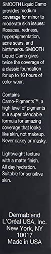 Dermablend Smooth Liquid Foundation with SPF 25, 30N Camel, 1 Fl. Oz.