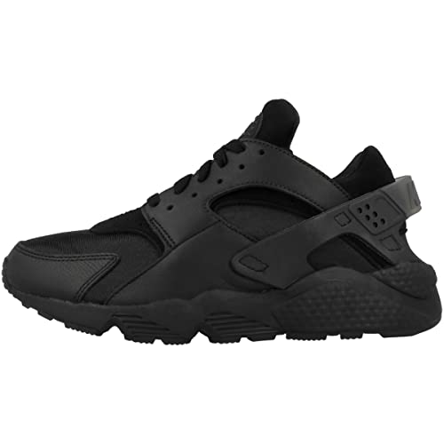 Nike Men's Air Huarache Fashion Sneakers, Black/Black, 13