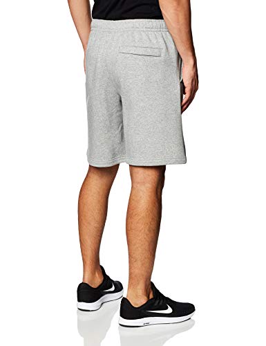 Nike Men's Sportswear Club Short Basketball Graphic, Dark Grey Heather/White/White, Large